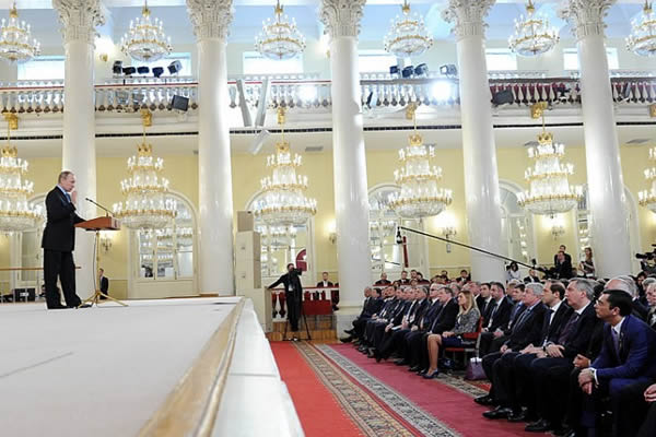 Выступление Президента Российской Федерации Владимира Путина на съезде Союза машиностроителей России