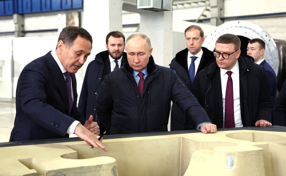 Президент России Владимир Путин посетил Челябинск