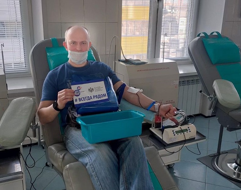 Более 100 литров крови собрали в Красноярске на донорской акции #Всегдарядом
