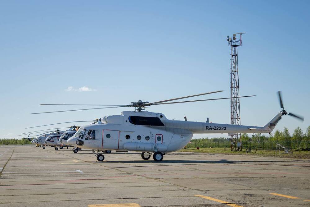 «Вертолеты России» поставили в регионы новую партию Ми-8МТВ-1